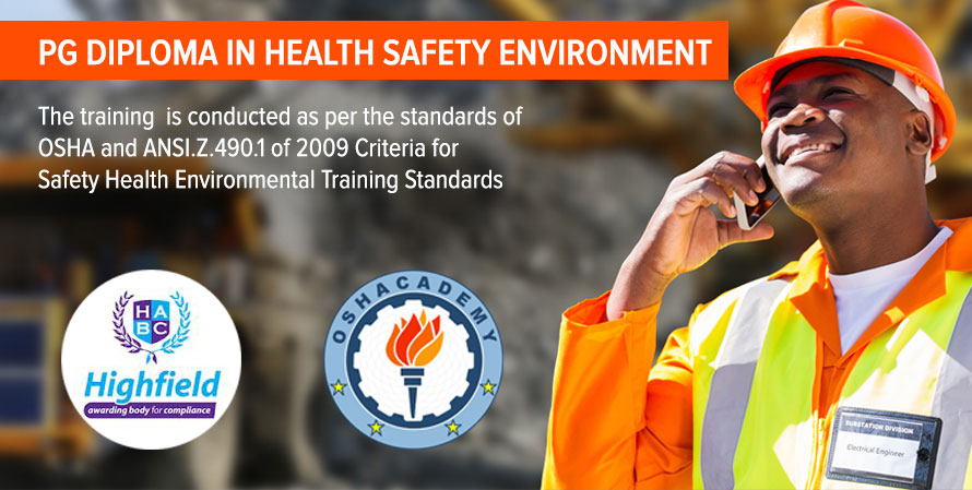 The training is conducted as per the standards of OSHA and 