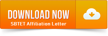 Download SBTET Affiliation Letter